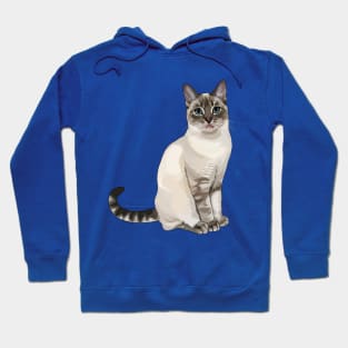 Silly Lynx Point Cat Blep Hoodie